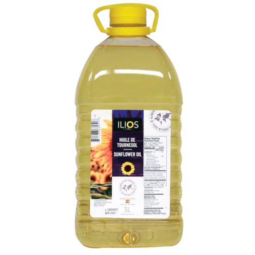 Sunflower oil  Ilios 3*3 L.