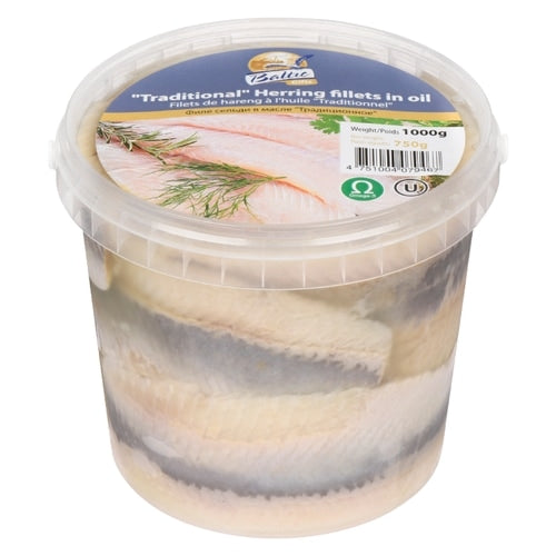 Baltic Gifts - Herring fillet in oil "Traditional" 6ps x  1000g